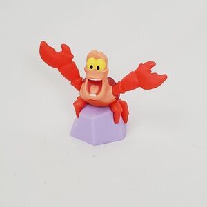 Little Mermaid Sebastian Figurine Disney Crab, McDonald's Toy Collectable Figure